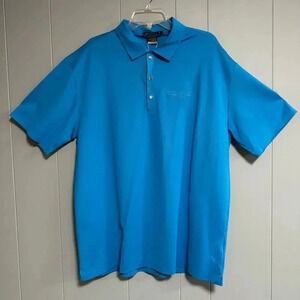 NWT NIKE FitDry Tiger Woods Platinum Fallen Oak Governor’s Cup Golf Polo Size XL